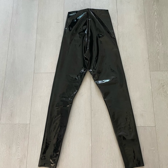 Commando Perfect Control Patent Leather Black Leggings Sz Small - Picture 3 of 3